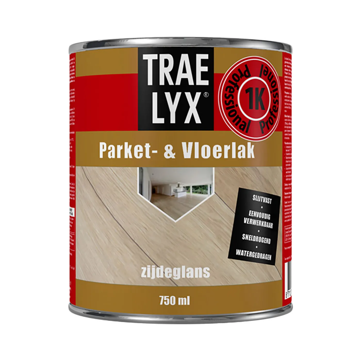 TRAE-LYX Parketlak & Vloerlak Zijdeglans 750ML