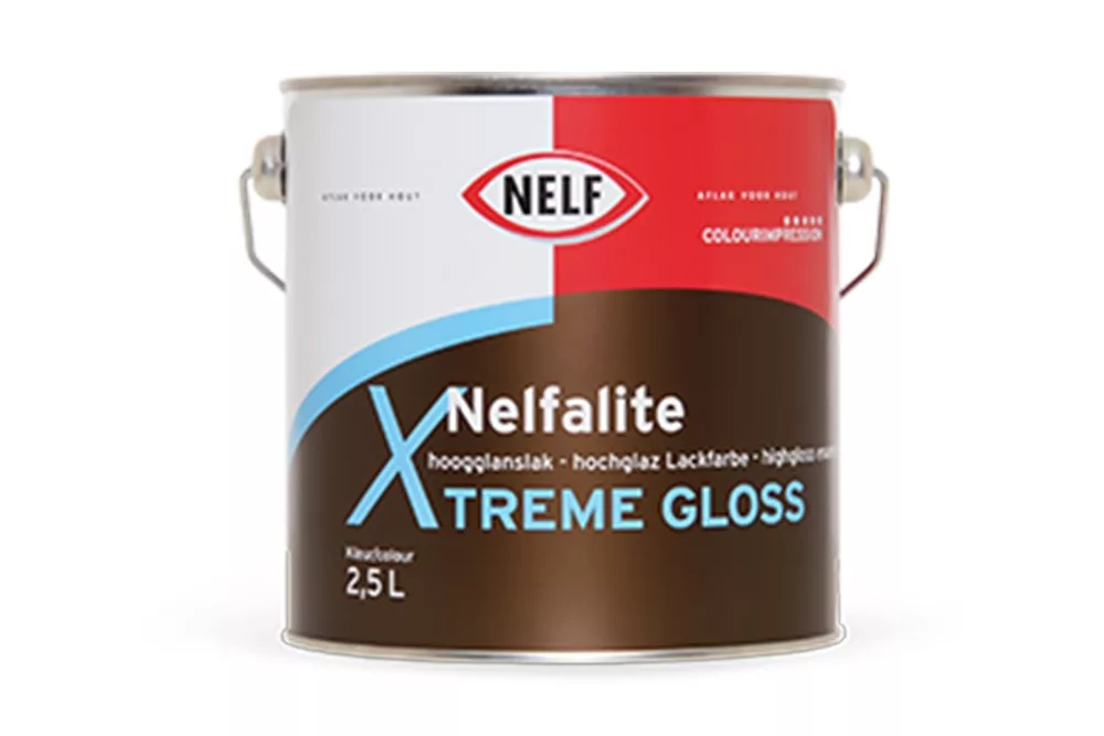 Nelf Nelfalite Xtreme Gloss hoogglans buitenlak alkyd weerbestendig
